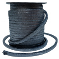16*16 мм высокая температура и давление Черное сетчатое графитовое графитовое волокно Плетеное волокно Упаковка